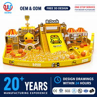 Équipement de terrain de jeu intérieur personnalisé et mignon pour centres commerciaux et gymnases - Construction en PP/aluminium, haute performance, directement de l'usine