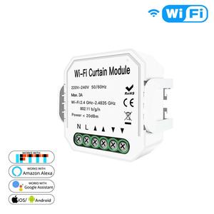 Module d'interrupteur intelligent WiFi pour rideaux électriques motorisés, interrupteur pour volets roulants, pas besoin de remplacer votre <span class=keywords><strong>moteur</strong></span>, télécommande par application - Product Image 4