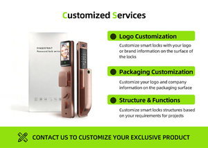 Kunci Pintar Tuya Anti Air dengan Sidik Jari, Interkom Video, Pemantauan Real-time, Penglihatan Malam Definisi Tinggi, Kunci Elektronik Pintar - Product Image 5