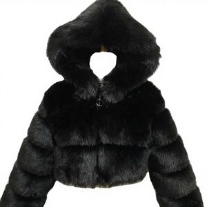 Suéter Corto de Punto con Cierre y Pelo de Conejo, Estilo Vintage Sofisticado, Resistente, para Mujer, Marca Ruizi, Estilo Europeo-Americano - Product Image 3