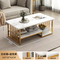 Table à thé salon maison 2025 nouveau Simple moderne créatif petite maison Table Simple location maison Table à thé