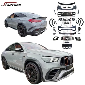 Kit <span class=keywords><strong>de</strong></span> carrosserie <span class=keywords><strong>de</strong></span> conversion <span class=keywords><strong>de</strong></span> modification automatique pour <span class=keywords><strong>Mercedes</strong></span> Benz C167 <span class=keywords><strong>GLE</strong></span> <span class=keywords><strong>Coupé</strong></span> 2020-2023 Mise à niveau vers GLE63 B-Brabus Carbon Fiber Aerokit - Product Image 1