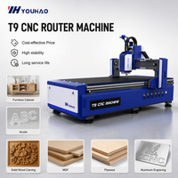 YOUHAOCNC Prix pas cher 4x4 4x8 5x10ft gravures sur bois cnc 1325 routeur bois 3 axes cnc routeur kit pour contreplaqué aluminium et acrylique