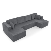 Komprimiertes Sektional-Schlafsofa Modern, Schlafsofa für Wohnzimmer, Komfortables Komprimiertes Sofa Platzsparendes Design - Grau