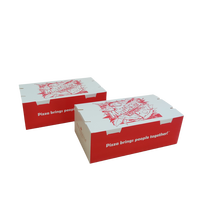 Cajas para Pollo Frito con Logotipo Personalizado al por Mayor, Caja para Alas de Pollo, Cajas de Empaque para Comida Rápida para Llevar