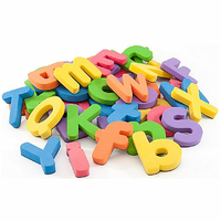 Party-Geschenke Mehrfarbiges EVA Alphabet & Zahlen Magnet-Set Umweltfreundliche Wiederverwendbare Lernressourcen 4x5cm Kinder-Magnetbuchstaben