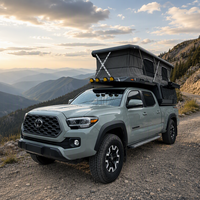 Camper de camping-car Expedition Truck Camper Pop-up Hardtop 4x4 Slide-in Overland Camping en aluminium