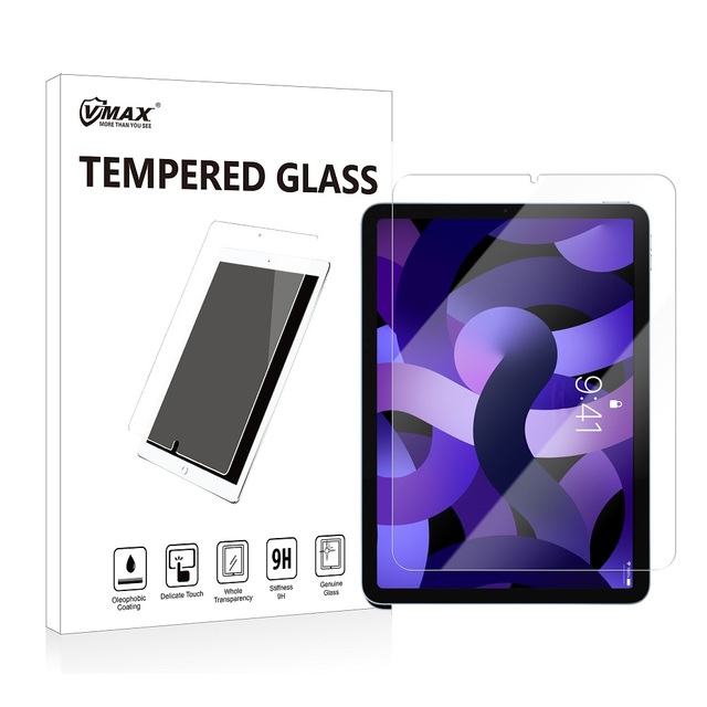 Wholesale 2.5D Anti-shatter Clear Protective Film 9H Tablet Screen Protector for iPad Air 5 10.9 2022 Tempered Glass