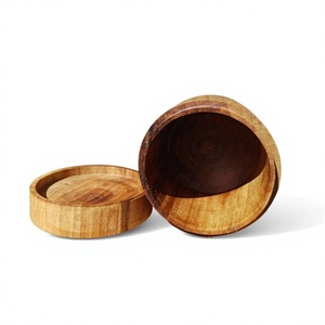 Tarro de Madera Natural con Tapa, Capacidad de 250 ml, Diseño Clásico, Recipiente de Almacenamiento Duradero para Especias, Café, Té y Azúcar de Cocina - Product Image 4