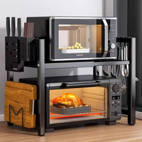 Étagère de Rangement Multi-Niveaux pour Comptoir, Gros, pour Four Domestique, Cuiseur à Riz, Ustensiles de Cuisine, Vaisselle et Four à Micro-Ondes