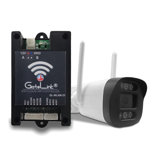 Controlador de puerta de 4 relés controlado por aplicación WiFi para puertas industriales de garaje corredizas con alertas de estado en tiempo real - Product Image 2