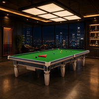Table de billard professionnelle standard de 12 pieds en ardoise pour club et bar - Vente en gros