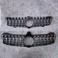 Applicable aux Mercedes-Benz CLS Classe W219, grille centrale à barres horizontales, noir argenté, début 04-08, fini 09-11