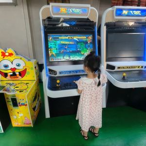 เครื่องเกมต่อสู้อาร์เคดแบบหยอดเหรียญ 2 ผู้เล่น ขนาด 32 นิ้ว สำหรับอุปกรณ์ความบันเทิงวิดีโอชกมวย - Product Image 5