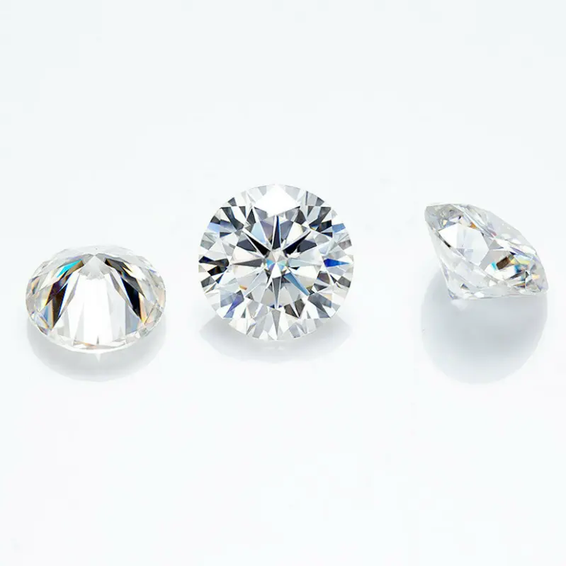 핫 세일 0.9-2.9mm D 컬러 VVS 다이아몬드 라운드 컷 느슨한 Moissanite 느슨한 보석