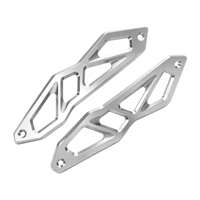 Support de pare-brise surélevé en acier inoxydable et aluminium usiné CNC 5 axes sur mesure pour Yamaha XMAX300 (brut)