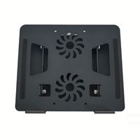 Nouveau support pour ordinateur portable WORK EZ 2025, réglable à 360 degrés, en alliage d'aluminium, avec double ventilateur, pliable, pour PC et tablette