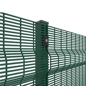 High Security Iron Wire Mesh Anti Climb 358 Metal 3D Security Fence Manufacturer