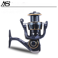 Nouvelle Moulinette de Surfcasting ES Série 3000-7000 Droitier 6 Roulements Métal Rapport de Transmission Haute Vitesse 5.2:1 pour Pêche à la Carpe en Lac
