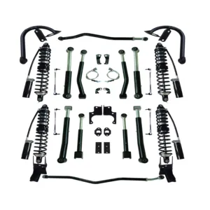 Kit de suspensão para levantamento 4x4 offroad, barra de suporte para controle curto braço e traseiro para 2007-2018 jeep wrangler jk