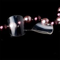 Faux ongles carrés courts, 10 tailles avec double taille pour une utilisation accrue, extensions d'ongles en gel