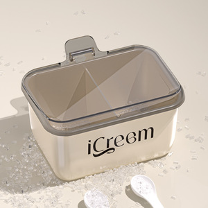 Pot à épices avec poignée et couvercle à clapet, taille L, pour le stockage d'épices solides, récipient de cuisine - Product Image 2