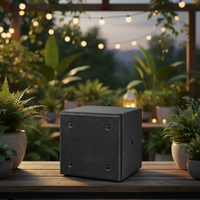 Sistema de Altavoces Line Array Coaxial Pasivo de Dos Vías con Tecnología de Transductor, 16 Ohmios, 120W, Controladores de Alta/Baja Frecuencia en el Mismo Eje, para el Hogar