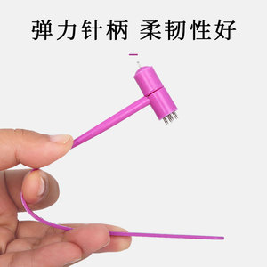 Plum Blossom Needle Skin Needle Pink Disposable Sterile Manual Use For Bloodletting Therapy - Product Image 5