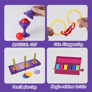 Kids <strong>Magic</strong> Kit with Pencil Piercing and Rainbow Bricks Stem Learning Toys Easy <strong>Magic</strong> <strong>Tricks</strong> for Beginners - Product Image 2