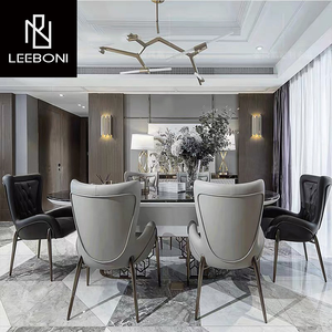 Sillas <span class=keywords><strong>de</strong></span> Comedor <span class=keywords><strong>de</strong></span> Microfibra <span class=keywords><strong>de</strong></span> Cuero Personalizadas a Precio <span class=keywords><strong>de</strong></span> Fábrica, Muebles para el Hogar Elegantes y Contemporáneos, <span class=keywords><strong>Modernos</strong></span> y <span class=keywords><strong>de</strong></span> Lujo - Product Image 1