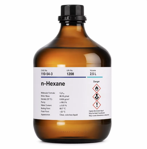 เอ็นเฮกเซนความบริสุทธิ์สูง 99% สำหรับโครมาโทกราฟี เกรด HPLC สารละลายในห้องปฏิบัติการ CAS 110-54-3 เอ็นเฮกเซนบริสุทธิ์สูงที่ผ่านการกลั่น - Product Image 1