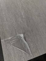Série Travertin, imperméable, 1220*2440mm, dernier design, panneau UV, feuille de marbre PVC pour la décoration d'hôtel