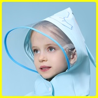 DELIA OEM Imperméable Écologique à Capuche pour Enfants Garçons et Filles, Motif Dessin Animé, en EVA, Idéal Randonnée et École
