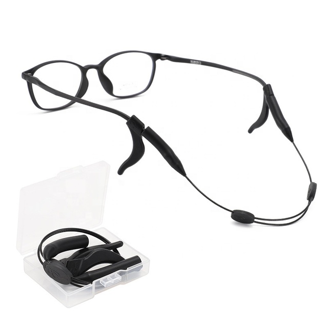 YDM Ultralight Adjustable Sports No Tail Silicone Sunglass Cord Custom Glasses Holder Eyewear Retainer Eye Glasses Strap 4