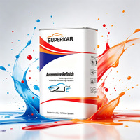 Superkar Vernis transparent 2K anti-rayures pour peinture automobile professionnelle et restauration