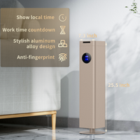Produit Tendance 2026 Crearoma Diffuseur d'Huiles Essentielles Commercial Grande Tour 1,5L en Aluminium, Humidificateur et Purificateur d'Air pour Grandes Pièces