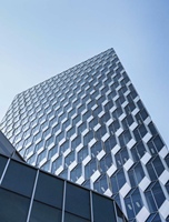 Panneaux de façade unitaires de haute qualité pour bâtiments à cadre visible/invisible, mur-rideau unitaire à double vitrage isolant