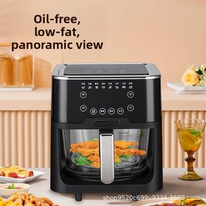 Freidora de Aire Doméstica Multifuncional Eléctrica Automática de Gran Capacidad 1200W 4-5L con Control Mecánico, No Requiere Instalación - Product Image 3