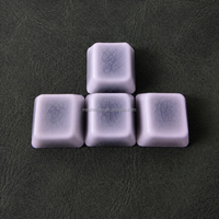 Ensemble de touches de clavier en céramique à glaçure craquelée multicolore de qualité supérieure, profil OEM pour les touches WASD et les fléchettes, clavier mécanique