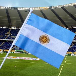 Bandera de Argentina 2026 para Mano con Manivela - 30x45cm Poliéster Impermeable Resistente a las Arrugas - Product Image 4