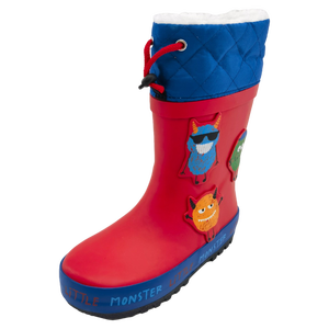 Enfants de haute qualité conception monstre lumineux chaussures d'eau imperméables personnalisé pas cher décontracté chaud doublure bottes de pluie en caoutchouc - Product Image 2