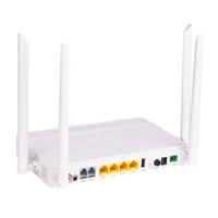 Equipo de red de fibra XPON ONU de doble banda a buen precio 4GE + 2VOIP + 2,4G/5,8G WLAN + 1USB + CATV GPON EPON ONU
