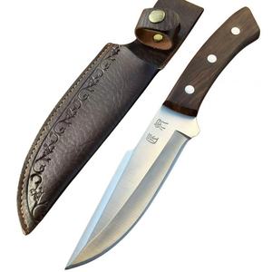 Cuchillo Bowie Skinner de Hoja Fija de Acero Inoxidable de Alta Calidad Beak HK SS265 de 200 cm con Punta Recta y Mango de Madera para Camping y Actividades al Aire Libre - Product Image 1