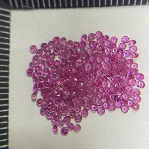  Hq gems a qualidade 0.8-3mm 100% tailândia natural corindo rosa safira pedra preciosa sapphire original rosa preço por carat