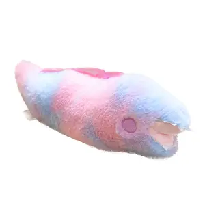 Özel yeni tasarlanmış çok renkler eel peluş oyuncak dolması anime oyuncak Kawaii renkli yıldızlı Eel peluş oyuncak