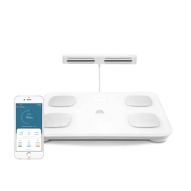 Nauwkeurige App Verbinding Smart Body Analysis Scale Wegen Vet Digitale Weegschaal