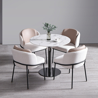 Table de Restaurant de luxe en marbre, nouvelle collection