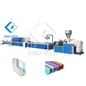 Automatic Plastic PVC Profile Extruder/Extrusion/Extruding Making Machine for Spc Vinyl Flooring Board PVC Floor Profile