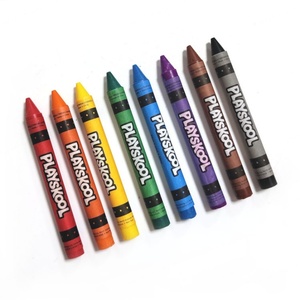 Wholesale 8 Bright Colors Safety Wax Crayons for Kids Artist <b>Drawing</b> Set - Product Image 2