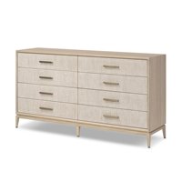 Commode de luxe moderne en bois, table de designer à 8 tiroirs pour la maison, l'hôtel, les ensembles de chambre parentale, mobilier de luxe